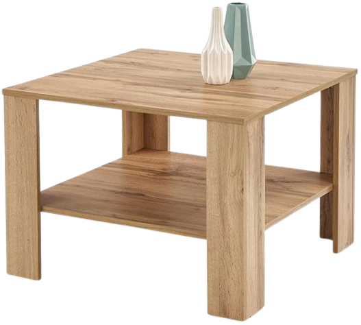 Dřevěný konferenční stolek Kwadro kwadrat dub votan