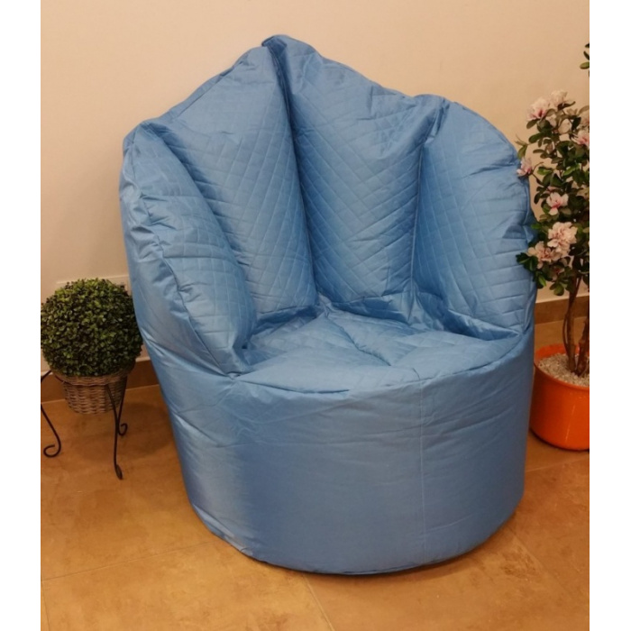 Sedací pytel Big Queen Chair modrý