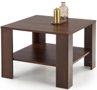 Dřevěný konferenční stolek Kwadro kwadrat tmavý ořech