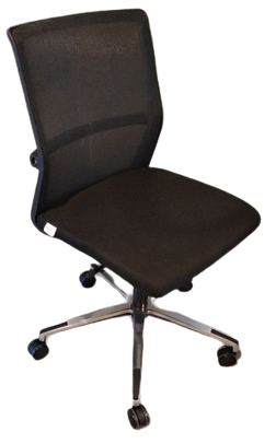 kancelářská židle COCO černá, bez područek, vzorkový kus OSTRAVA gallery main image