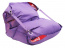 Sedací pytel 189x140 comfort s popruhy violet