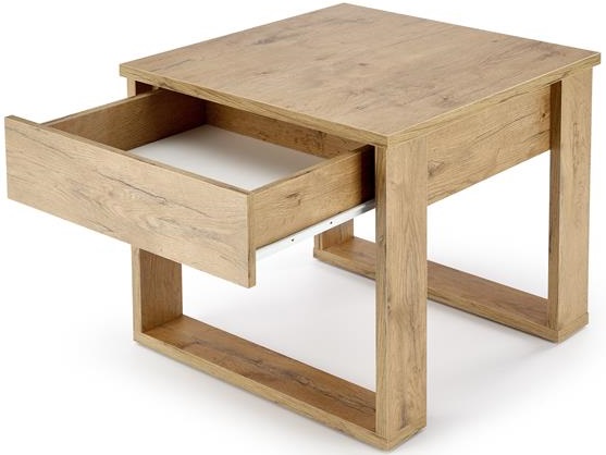 Dřevěný konferenční stolek NEA KWADRAT dub votan