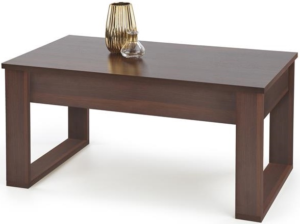 Dřevěný konferenční stolek NEA tmavý ořech gallery main image